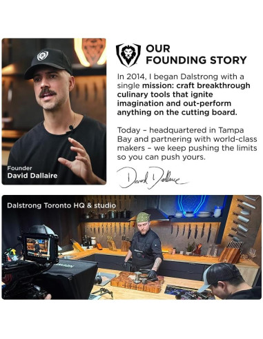 Set de Cuchillos de Cocina Dalstrong - Rebanar 30 cm y Deshuesar 15 cm - Acero AUS-10V