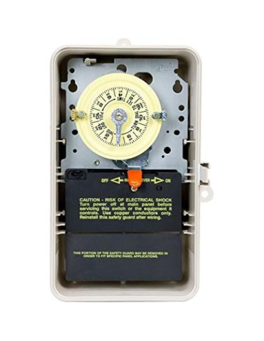 Interruptor de Tiempo Mecánico Intermatic T104P3 - Doble Polo 40A