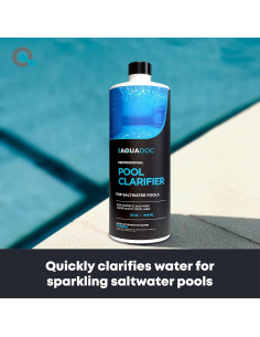 Clarificador de piscina AquaDoc 32oz para agua salada - 0.91kg 2