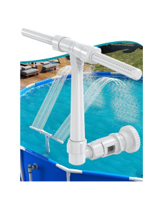 Fuente de piscina SUMMERBUDDY doble spray ajustable 20.83cm