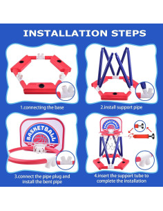 Canasta de Baloncesto para Piscina Casrra 1120-38A 47x41x58cm 2