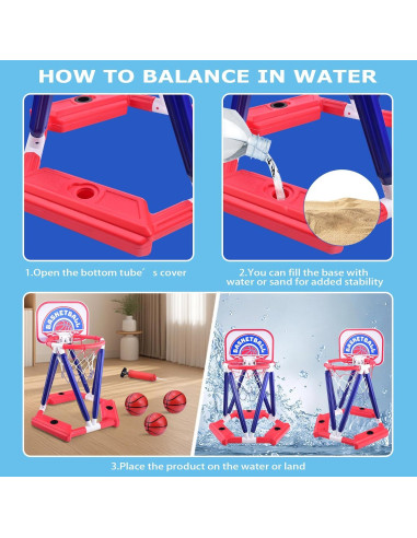 Canasta de Baloncesto para Piscina Casrra 1120-38A 47x41x58cm