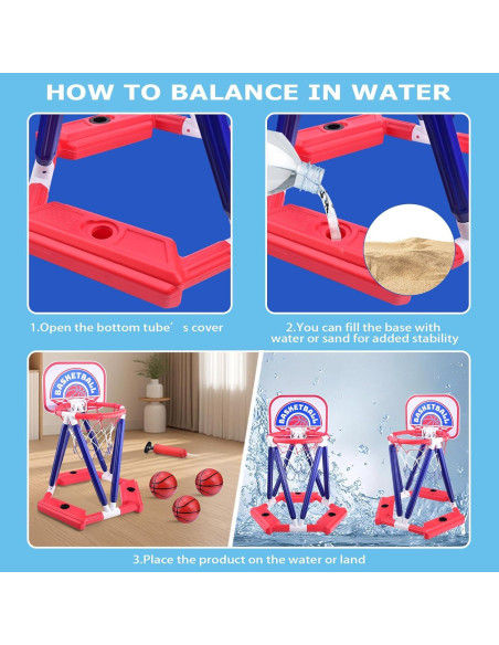 Canasta de Baloncesto para Piscina Casrra 1120-38A 47x41x58cm