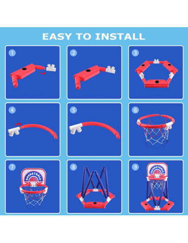 Canasta de Baloncesto para Piscina Casrra 1120-38A 47x41x58cm