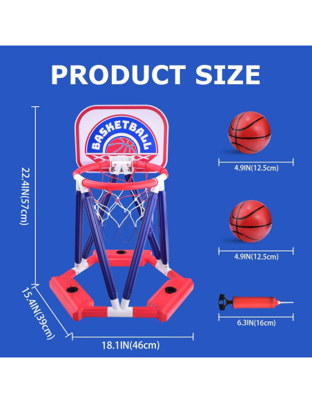 Canasta de Baloncesto para Piscina Casrra 1120-38A 47x41x58cm