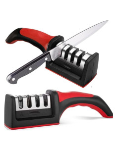 Afilador de cuchillos 4 en 1 Genérico DAF1018 Ergonomico
