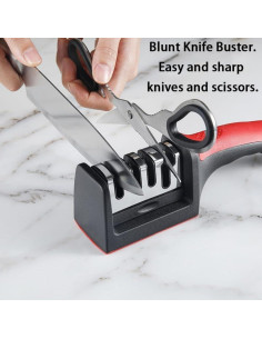 Afilador de cuchillos 4 en 1 Genérico DAF1018 Ergonomico 2