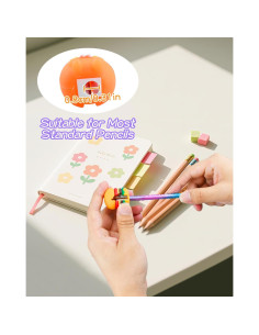 30 Sacapuntas Divertidos Molybdix para Niños - Coloridos 2