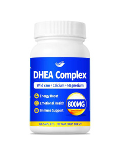 Suplemento DHEA Micronizado 200mg QANLOI 120 Cápsulas