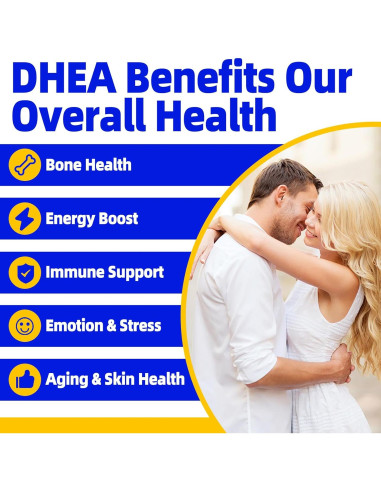 Suplemento DHEA Micronizado 200mg QANLOI 120 Cápsulas