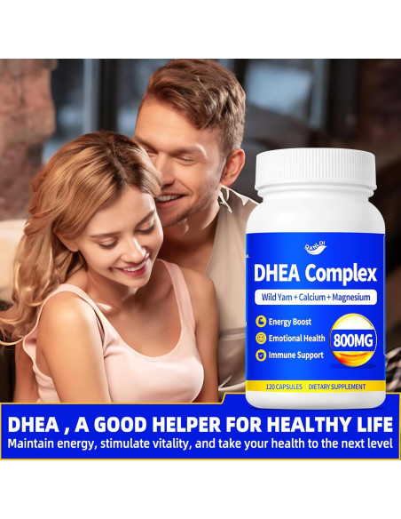Suplemento DHEA Micronizado 200mg QANLOI 120 Cápsulas
