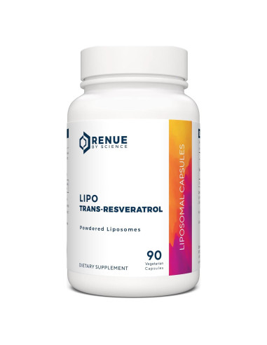 Suplemento de Resveratrol Liposomal Renue By Science 90 Cápsulas 125mg