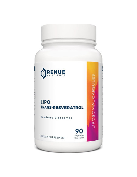 Suplemento de Resveratrol Liposomal Renue By Science 90 Cápsulas 125mg