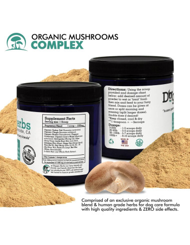 Suplemento Inmunitario para Perros Hierbas para Perros 100g