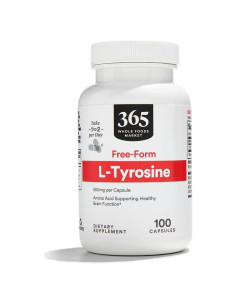 L-Tirosina 500mg 100 Cápsulas 365 Whole Foods Market