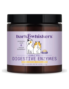 Enzimas Digestivas Bark & Whiskers 120 g - Para Perros y Gatos