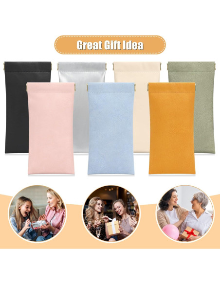 Estuche para Gafas Sightor 2 Pcs Cuero Impermeable