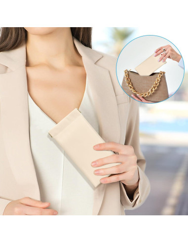 Estuche para Gafas Sightor 2 Pcs Cuero Impermeable