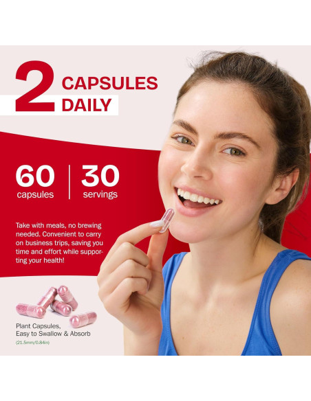 Cápsulas de Remolacha Orgánica - Suplemento Energético 60 Unidades