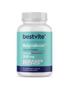 Suplemento ButyraBoost 300mg Bestvite - 60 Cápsulas Veganas