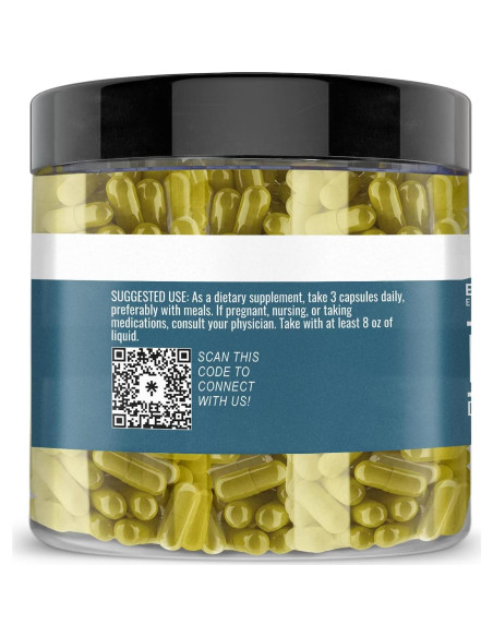 Berberina Elementos de la Tierra 200 Cápsulas Puras Sin Aditivos