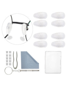 Almohadillas de nariz Omnful 5 pares silicona antideslizante