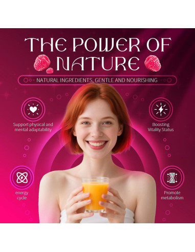 Super Yerba 3 en 1 Sabor Limón Frambuesa - 30 Porciones