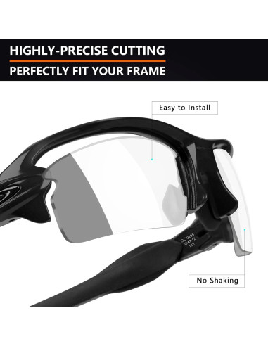 Lentes de Reemplazo Polarizados Alphax para Oakley Flak 2.0