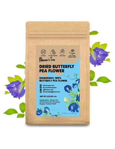 Té de Flores de Guisante Mariposa Khwan 100g - Sin Cafeína