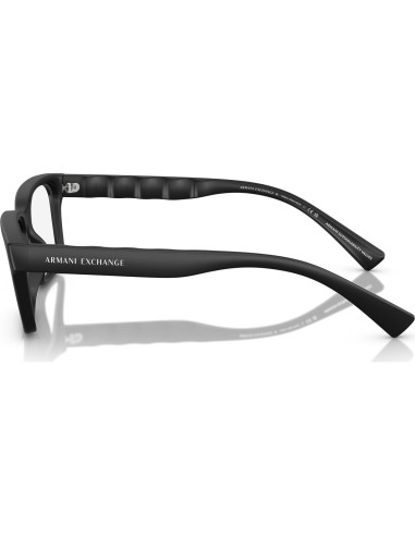 Gafas Recetadas Rectangulares AX3116F Negro Mate Armani