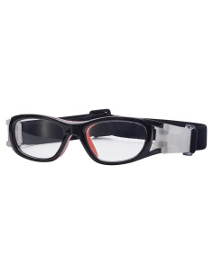 Gafas Deportivas RX Baloncesto PC Negro Rojo Ajustables
