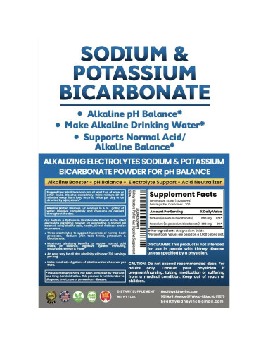 Suplemento Alcalinizante en Polvo Healthy Kidney 340g