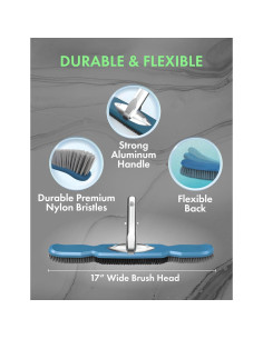 Cabezal de Cepillo para Piscina Kokido WB01, Cerdas Nylon 43 cm 2