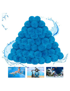 Bolas de Filtro para Piscina WLLEYAY 1.81 kg Ecológicas Reutilizables