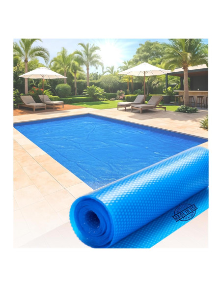 Manta Solar para Piscina SunHeater 4.27x8.53 m - Cubierta Térmica Rectangular