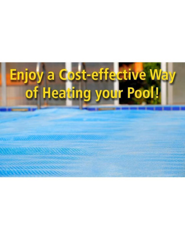 Manta Solar para Piscina SunHeater 4.27x8.53 m - Cubierta Térmica Rectangular