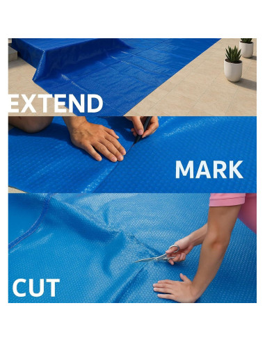 Manta Solar para Piscina SunHeater 4.27x8.53 m - Cubierta Térmica Rectangular
