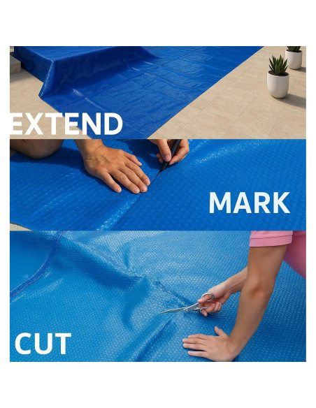 Manta Solar para Piscina SunHeater 4.27x8.53 m - Cubierta Térmica Rectangular
