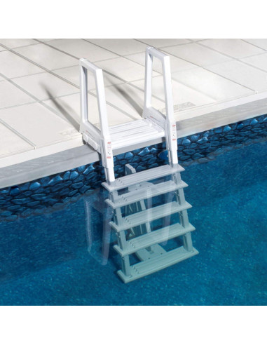 Escalera de Piscina Blue Wave NE1175 - 5 Peldaños Antideslizantes