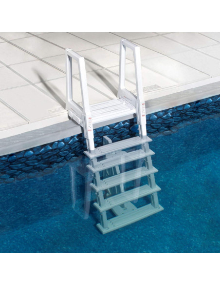 Escalera de Piscina Blue Wave NE1175 - 5 Peldaños Antideslizantes