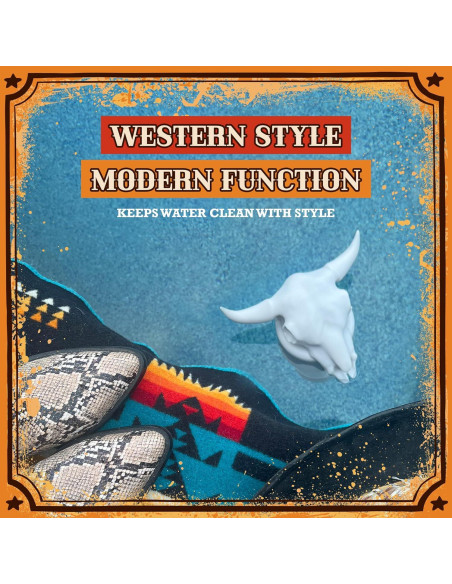 Dispensador de Cloro Flotante Cráneo de Vaca Pool Patch 3"