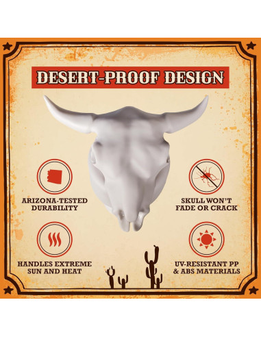 Dispensador de Cloro Flotante Cráneo de Vaca Pool Patch 3"