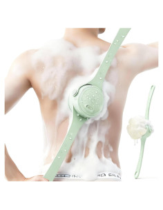 Cepillo Eléctrico Exfoliador de Espalda OWMaksfu Verde Menta