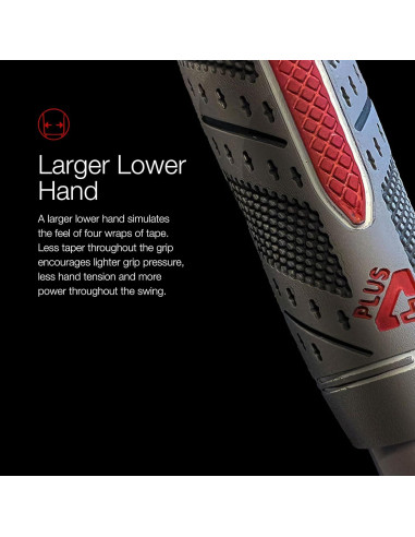 Agarre de Golf Golf Pride MCC Plus4 Align Mediano Híbrido