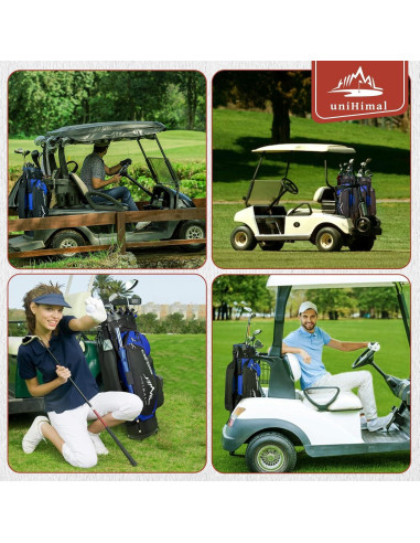 Bolsa de Golf para Carro UNIHIMAL PRO 14 Divisores Azul