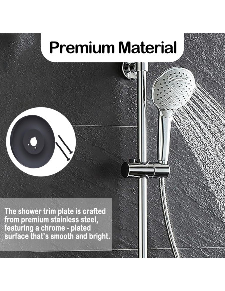 Placa de Escutcheon LooXen 66 para Grifos de Ducha Moen Chateau