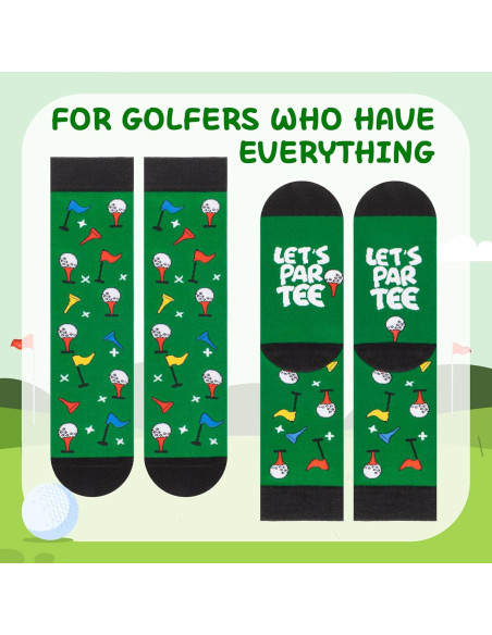 Calcetines de Golf Wildest Candy LET'S PARTEE, Talla 8-15