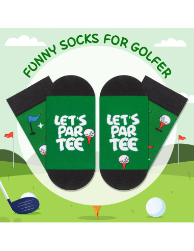 Calcetines de Golf Wildest Candy LET'S PARTEE, Talla 8-15