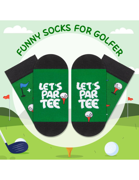 Calcetines de Golf Wildest Candy LET'S PARTEE, Talla 8-15