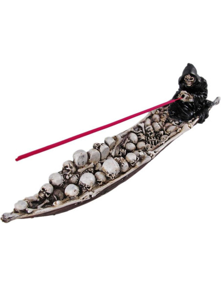 Soporte de Incienso Calavera del Segador DWK - 29.21 cm